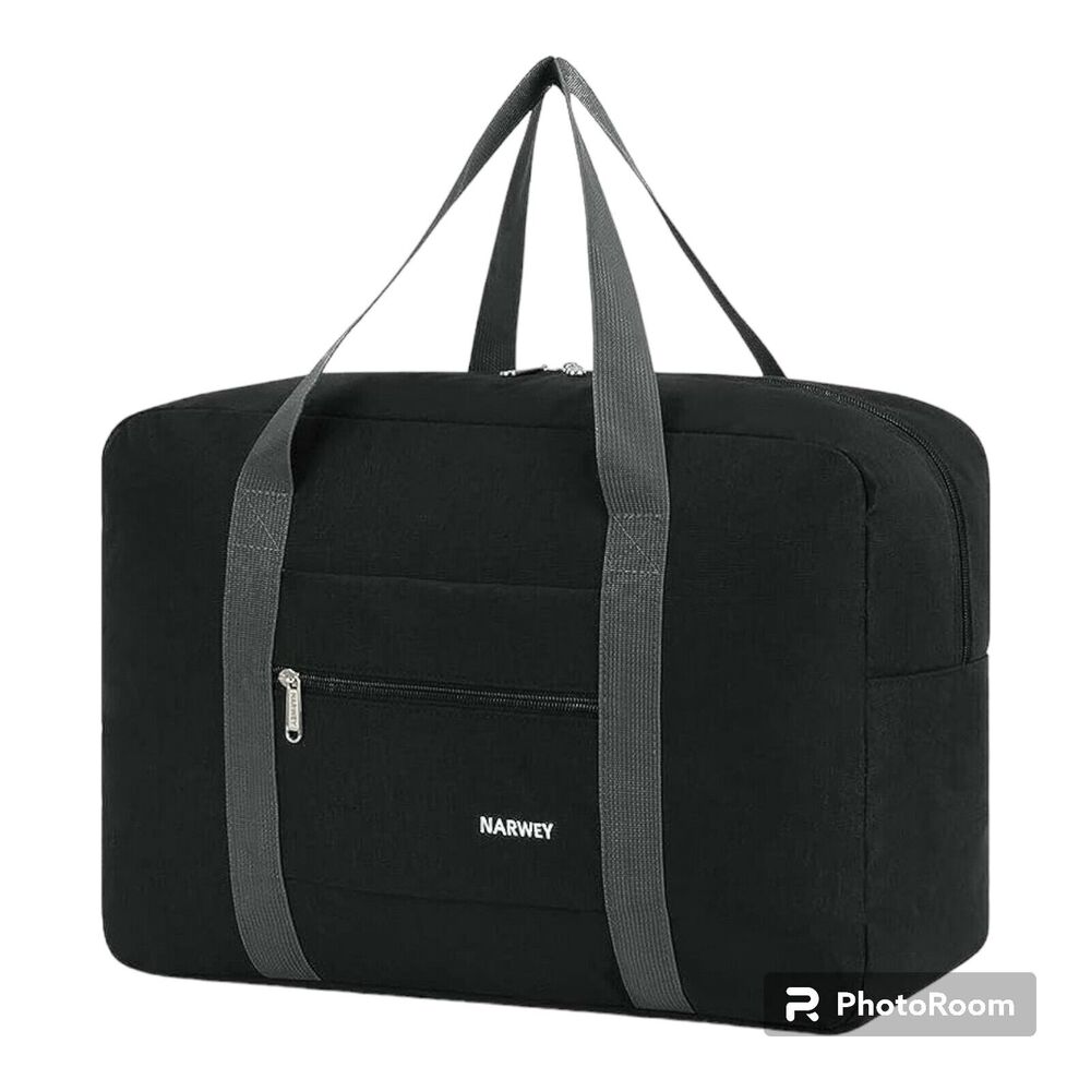 Foldable Carry on Bag For Most Airlines 17X12X6 Travel Duffel Bag Packable NWT